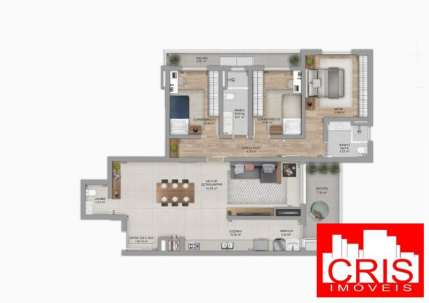Imagem Apartamento com 2 Quartos à Venda, 105 m² em Centro - Bento Gonçalves Imagem Apartamento com 2 Quartos à Venda, 105 m² em Centro - Bento Gonçalves