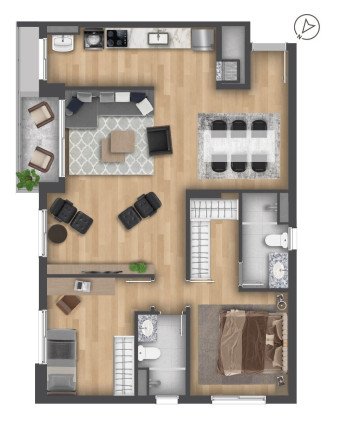 Imagem Apartamento com 2 Quartos à Venda, 64 m² em Petrópolis - Porto Alegre