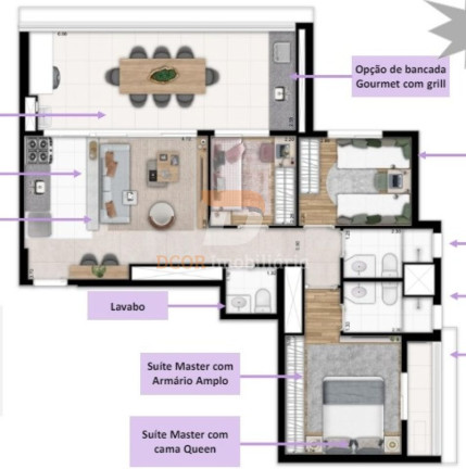Imagem Apartamento com 2 Quartos à Venda, 60 m² em Santo Amaro - São Paulo