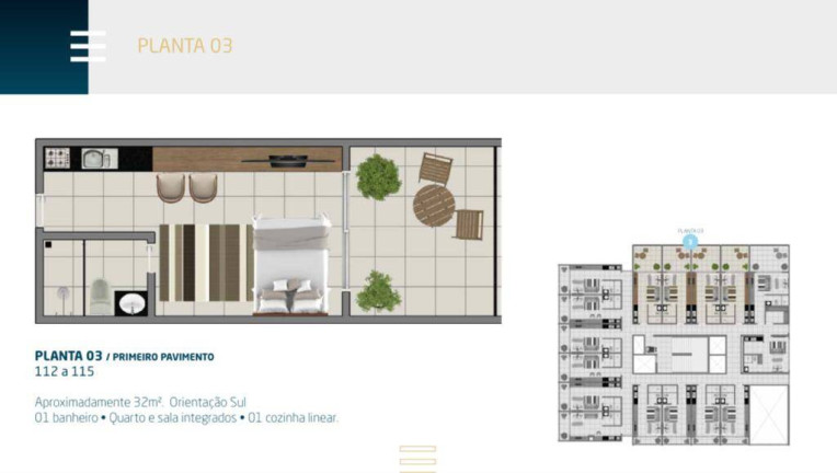 Imagem Apartamento com 1 Quarto à Venda, 25 m² em Intermares - Cabedelo