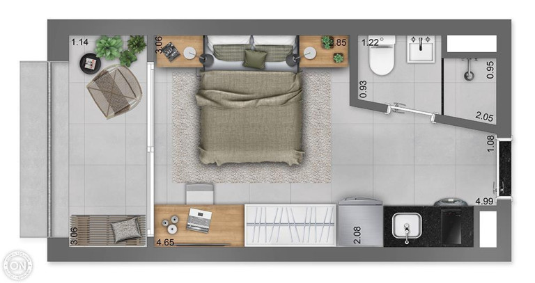 Imagem Imóvel com 1 Quarto à Venda, 33 m² em Jardim Paulista - São Paulo