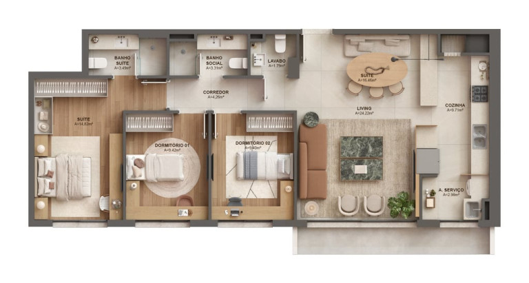 Imagem Apartamento com 2 Quartos à Venda, 80 m² em Menino Deus - Porto Alegre