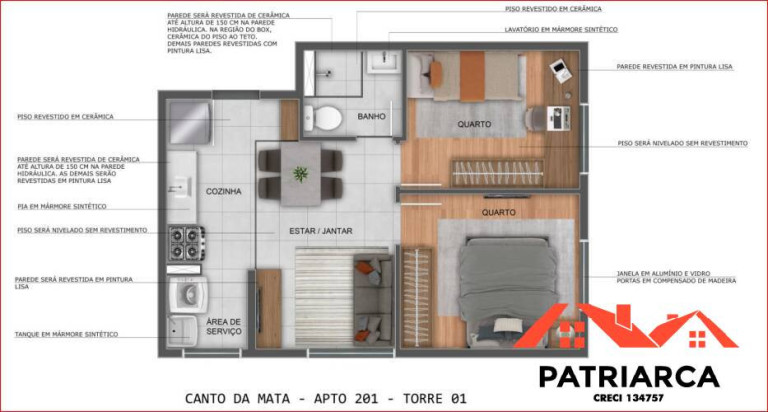 Imagem Apartamento com 2 Quartos à Venda, 37 m² em Parque Cidade Campinas - Campinas