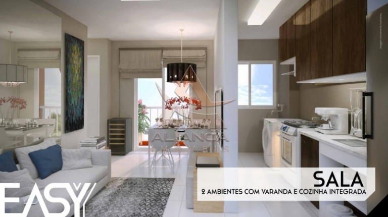 Apartamento com 2 Quartos à Venda, 47 m² em Ipiranga - Ribeirão Preto