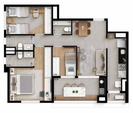Imagem Cobertura com 4 Quartos à Venda, 194 m² em Vila Yara - Osasco