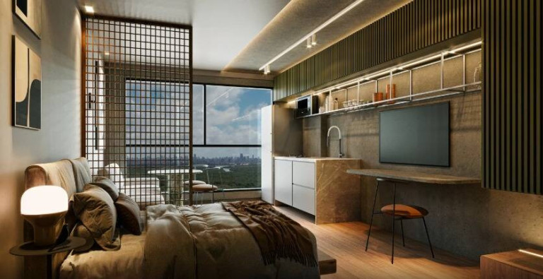 Apartamento com 2 Quartos à Venda, 26 m² em Boa Viagem - Recife