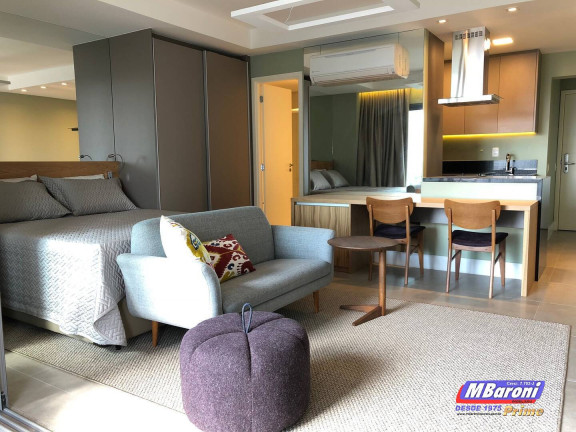Imagem Apartamento com 1 Quarto à Venda, 44 m² em Brooklin Paulista - São Paulo Imagem Apartamento com 1 Quarto à Venda, 44 m² em Brooklin Paulista - São Paulo