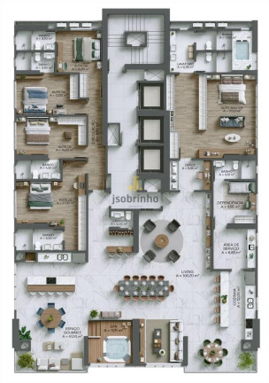 Imagem Apartamento com 4 Quartos à Venda, 190 m² em Meia Praia - Itapema