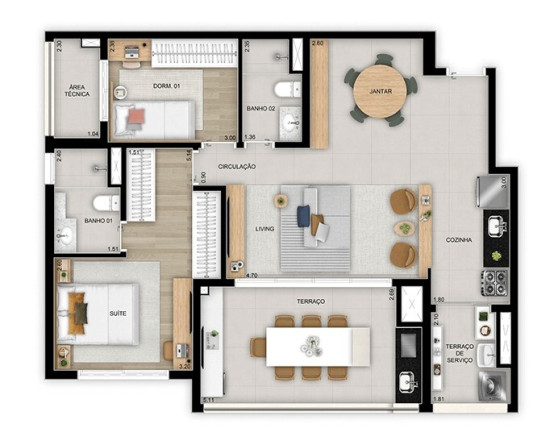 Imagem Apartamento com 2 Quartos à Venda, 105 m² em Vila Ema - São Paulo Imagem Apartamento com 2 Quartos à Venda, 105 m² em Vila Ema - São Paulo