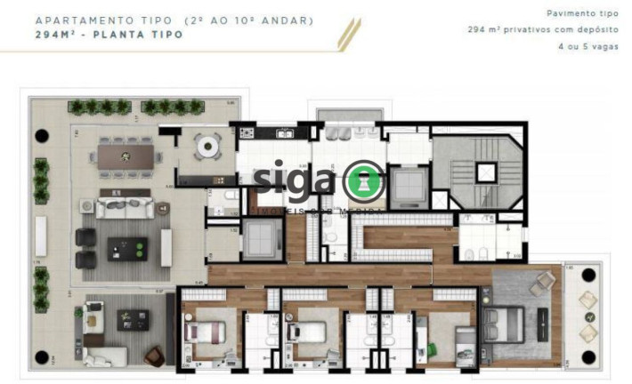 Imagem Apartamento com 4 Quartos à Venda, 294 m² em Ibirapuera - São Paulo Imagem Apartamento com 4 Quartos à Venda, 294 m² em Ibirapuera - São Paulo