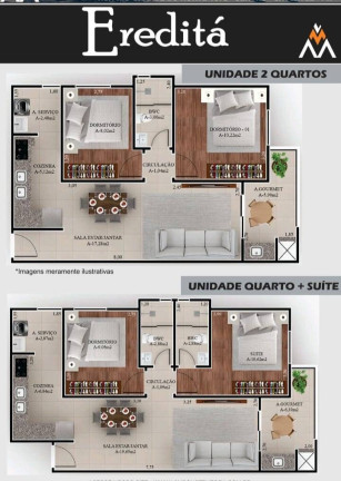 Imagem Apartamento com 2 Quartos à Venda, 62 m² em Country - Cascavel