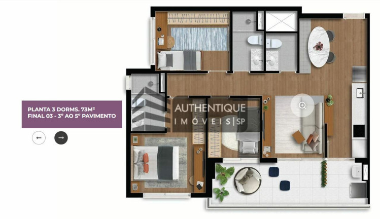 Imagem Apartamento com 2 Quartos à Venda, 54 m² em Brooklin - São Paulo Imagem Apartamento com 2 Quartos à Venda, 54 m² em Brooklin - São Paulo