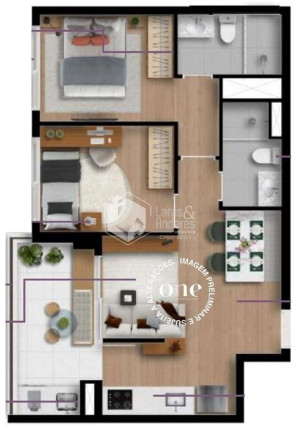 Imagem Apartamento com 2 Quartos à Venda, 56 m² em Santo Amaro - São Paulo