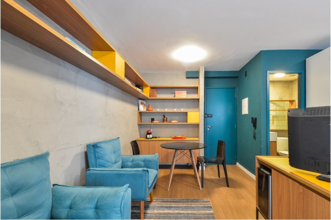 Studio com 1 Quarto à Venda, 37 m² em República - São Paulo