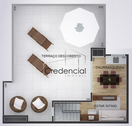 Imagem Cobertura com 3 Quartos à Venda, 142 m² em água Verde - Curitiba