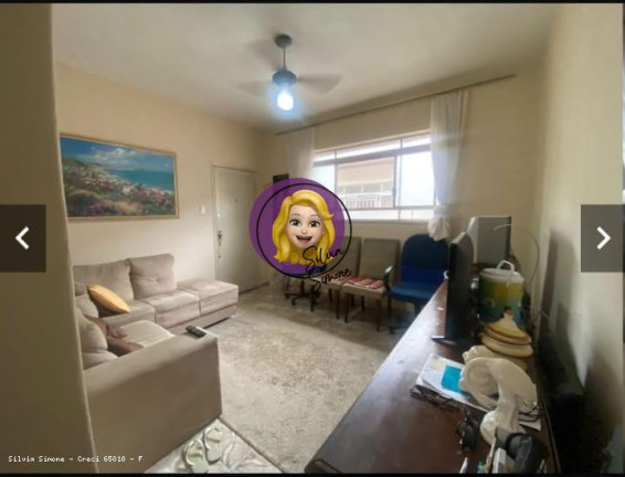 Apartamento com 1 Quarto à Venda, 73 m² em Campo Grande - Santos