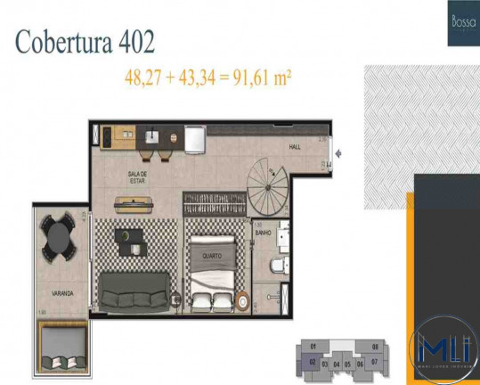 Imagem Imóvel com 1 Quarto à Venda, 45 m² em Ipanema - Rio De Janeiro