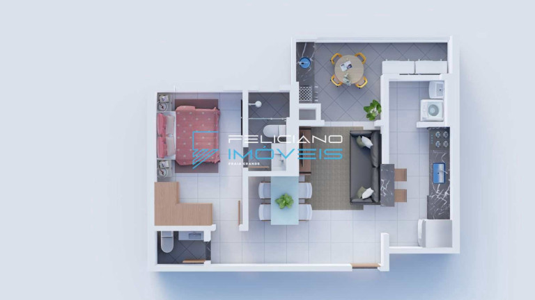 Imagem Apartamento com 1 Quarto à Venda, 48 m² em Guilhermina - Praia Grande Imagem Apartamento com 1 Quarto à Venda, 48 m² em Guilhermina - Praia Grande