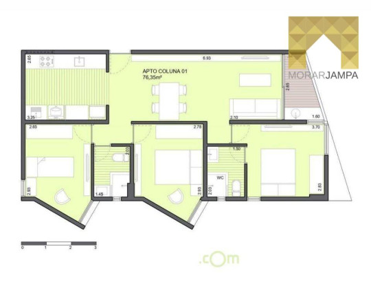 Imagem Apartamento com 2 Quartos à Venda, 62 m² em Intermares - Cabedelo