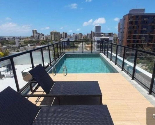 Imagem Apartamento com 1 Quarto para Alugar, 29 m² em Intermares - Cabedelo