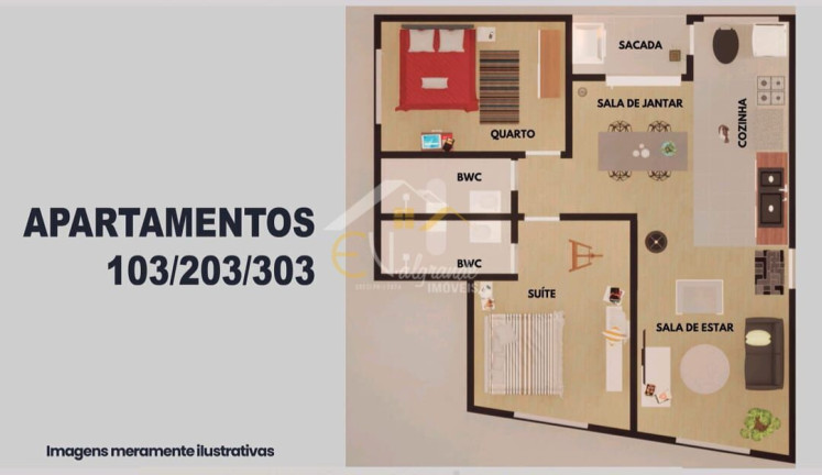 Imagem Apartamento com 2 Quartos à Venda, 68 m² em Centro - Pinhais Imagem Apartamento com 2 Quartos à Venda, 68 m² em Centro - Pinhais