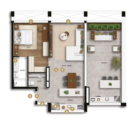 Apartamento com 2 Quartos à Venda, 105 m² em Ibirapuera - São Paulo