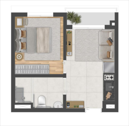 Imagem Imóvel com 1 Quarto à Venda, 30 m² em Campo Belo - São Paulo Imagem Imóvel com 1 Quarto à Venda, 30 m² em Campo Belo - São Paulo
