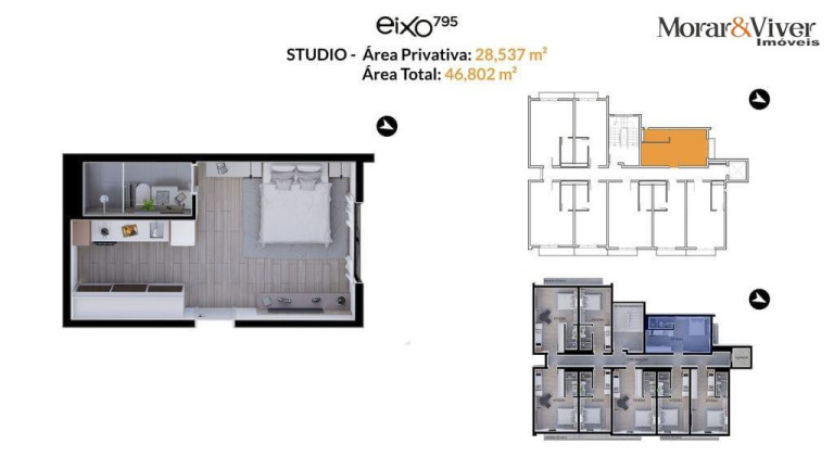 Imagem Apartamento com 1 Quarto à Venda, 32 m² em Cristo Rei - Curitiba Imagem Apartamento com 1 Quarto à Venda, 32 m² em Cristo Rei - Curitiba