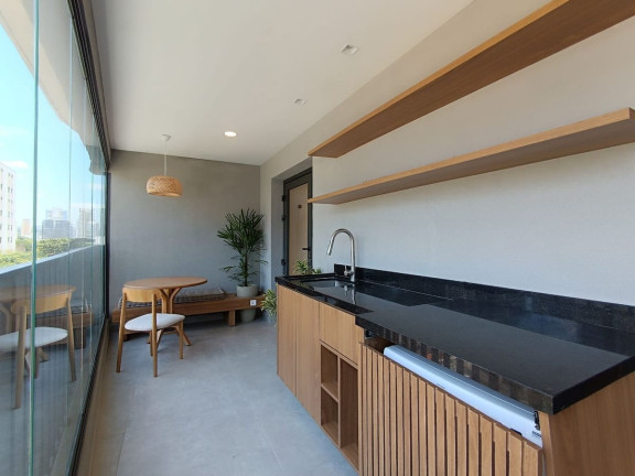 Imagem Apartamento com 1 Quarto para Alugar, 53 m² em Brooklin - São Paulo