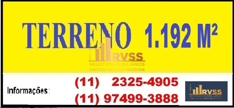 Terreno para Alugar, 1.192 m² em Taboão - São Bernardo Do Campo