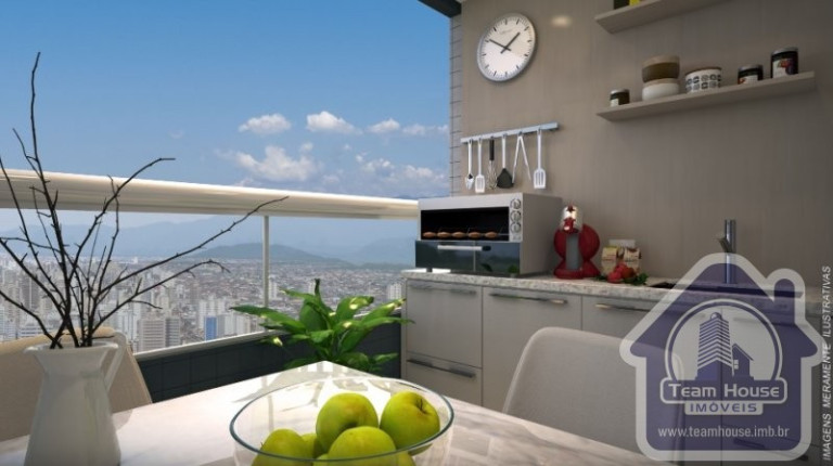 Imagem Apartamento com 2 Quartos à Venda, 58 m² em Guilhermina - Praia Grande