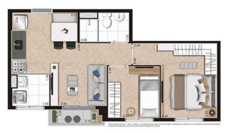 Imagem Apartamento com 2 Quartos à Venda, 39 m² em Vila Mascote - São Paulo Imagem Apartamento com 2 Quartos à Venda, 39 m² em Vila Mascote - São Paulo