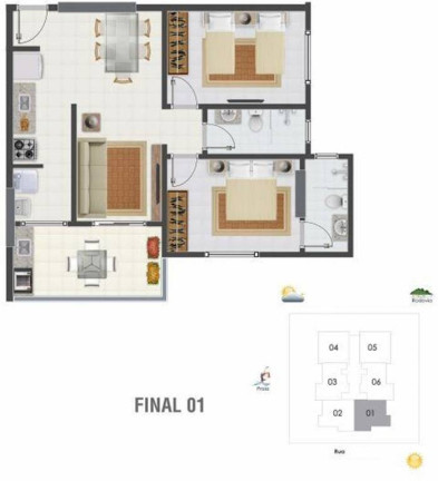 Imagem Apartamento com 2 Quartos à Venda, 58 m² em Canto Do Forte - Praia Grande Imagem Apartamento com 2 Quartos à Venda, 58 m² em Canto Do Forte - Praia Grande