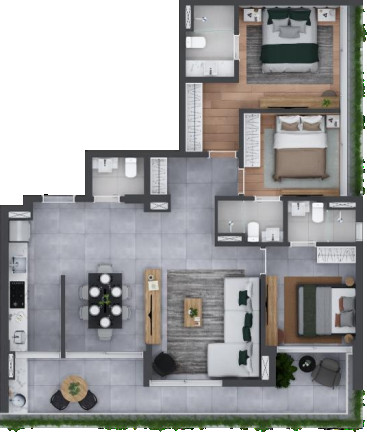 Imagem Apartamento com 1 Quarto à Venda, 55 m² em Itaim Bibi - São Paulo