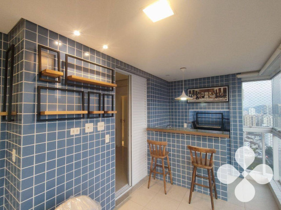Imóvel com 3 Quartos para Alugar, 129 m² em Aparecida - Santos