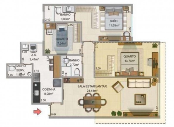 Imagem Imóvel com 2 Quartos à Venda, 172 m² em Recreio Dos Bandeirantes - Rio De Janeiro