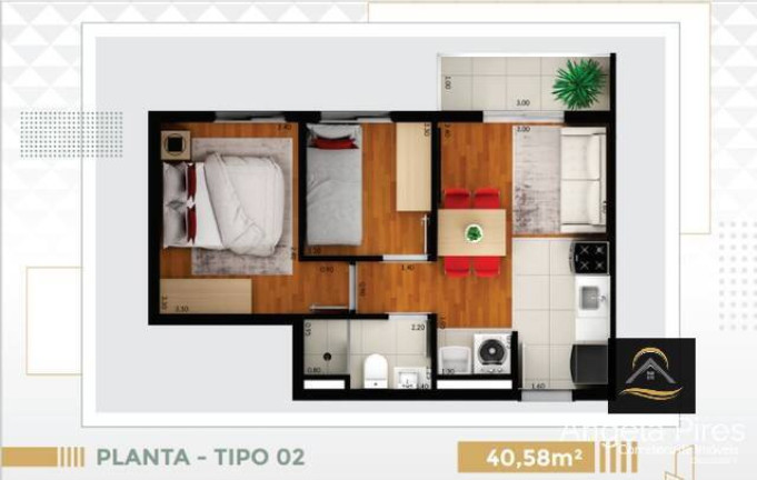 Imagem Apartamento com 2 Quartos à Venda, 40 m² em Jaraguá - São Paulo Imagem Apartamento com 2 Quartos à Venda, 40 m² em Jaraguá - São Paulo