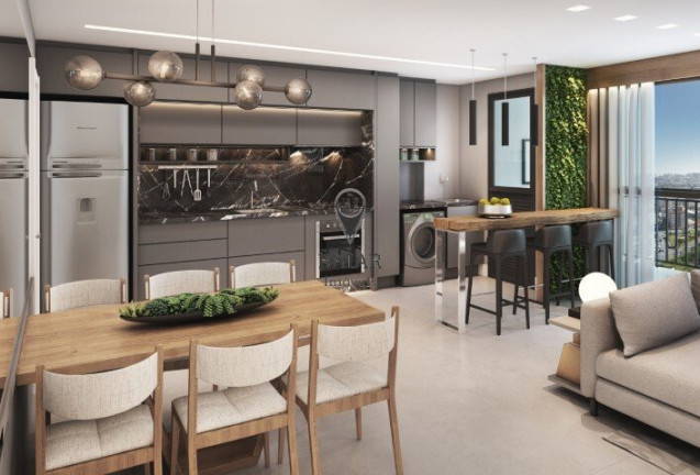 Imagem Apartamento com 1 Quarto à Venda,  em Cristo Rei - Curitiba