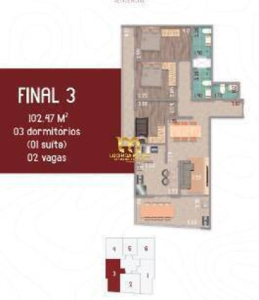 Imagem Apartamento com 1 Quarto à Venda, 49 m² em Balneário Flórida - Praia Grande Imagem Apartamento com 1 Quarto à Venda, 49 m² em Balneário Flórida - Praia Grande