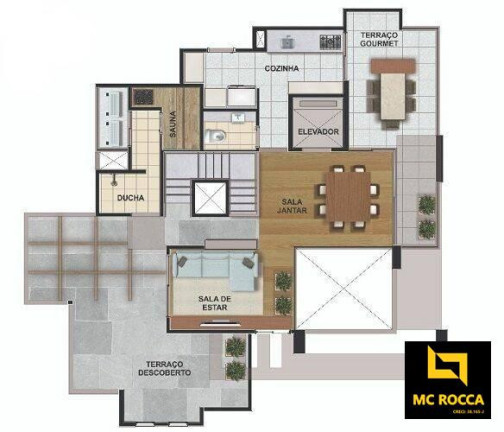 Imagem Cobertura com 3 Quartos à Venda, 239 m² em Jardim - Santo André Imagem Cobertura com 3 Quartos à Venda, 239 m² em Jardim - Santo André