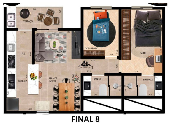 Imagem Apartamento com 2 Quartos à Venda, 52 m² em Jardim Santo Antônio - Santo André Imagem Apartamento com 2 Quartos à Venda, 52 m² em Jardim Santo Antônio - Santo André