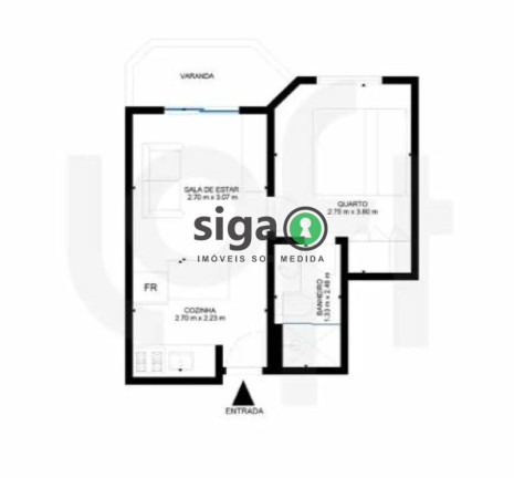 Imagem Apartamento com 1 Quarto à Venda, 34 m² em Paraíso - São Paulo