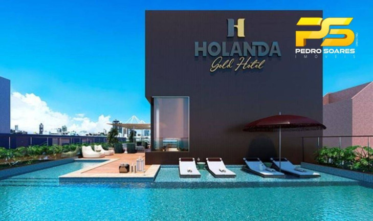 Apartamento com 1 Quarto à Venda, 22 m² em Tambaú - João Pessoa