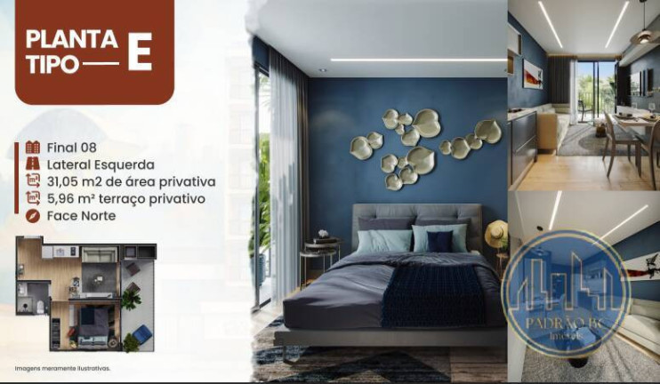 Imagem Apartamento à Venda, 22 m² em Cristo Rei - Curitiba Imagem Apartamento à Venda, 22 m² em Cristo Rei - Curitiba
