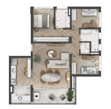 Imagem Apartamento com 3 Quartos à Venda, 222 m² em Sumaré - São Paulo Imagem Apartamento com 3 Quartos à Venda, 222 m² em Sumaré - São Paulo