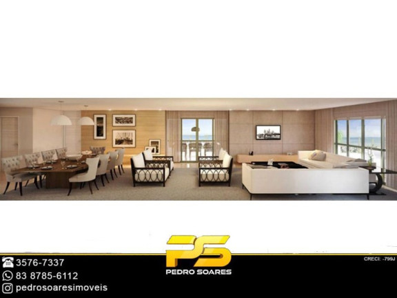 Imagem Apartamento com 5 Quartos à Venda, 414 m² em Altiplano Cabo Branco - João Pessoa