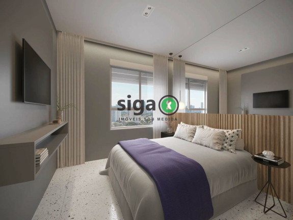 Imagem Apartamento com 1 Quarto à Venda, 35 m² em Brooklin - São Paulo