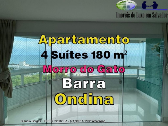 Apartamento com 4 Quartos à Venda, 180 m² em Barra - Salvador