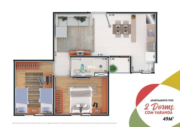 Imagem Apartamento com 2 Quartos à Venda, 49 m² em Parque Sao Roberto Ii - Cajamar Imagem Apartamento com 2 Quartos à Venda, 49 m² em Parque Sao Roberto Ii - Cajamar