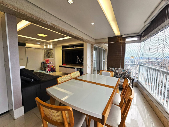 Imagem Apartamento com 3 Quartos à Venda, 111 m² em Encruzilhada - Santos